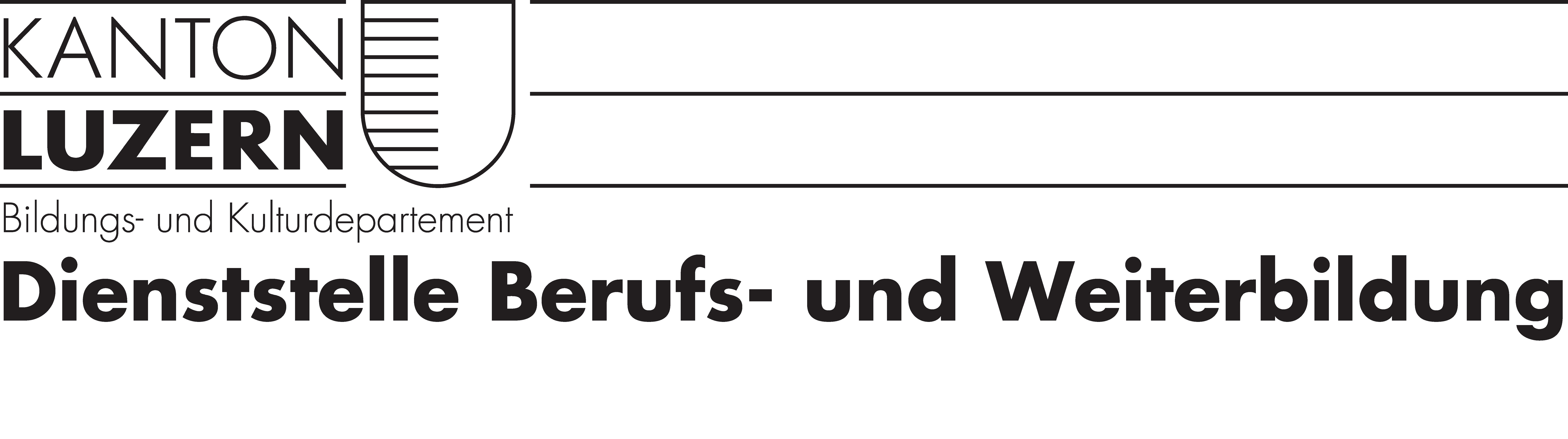 Logo Dienststelle Berufs- und Weiterbildung Kanton Luzern